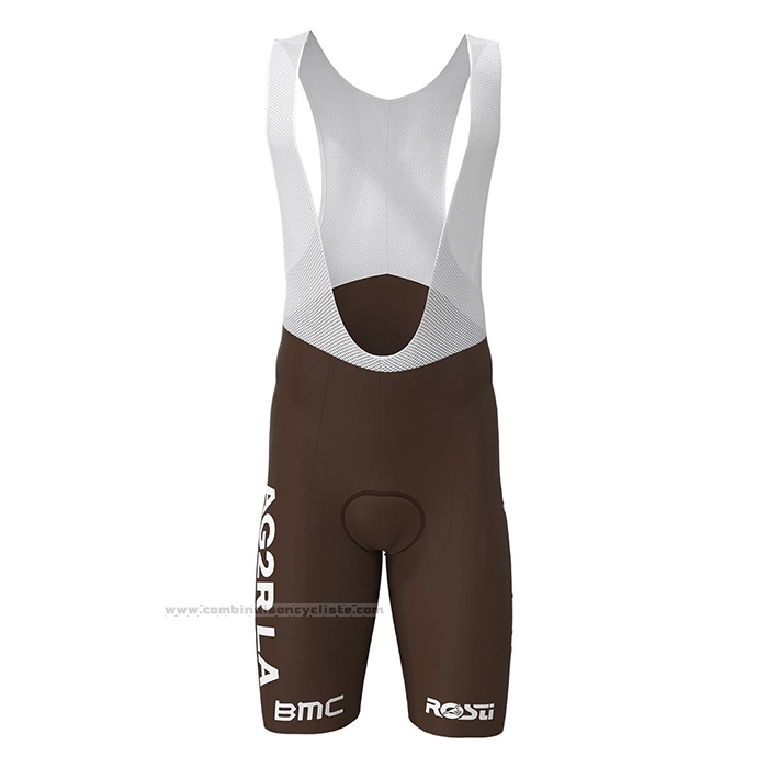 2022 Maillot Cyclisme Ag2r La Mondiale Blanc Manches Courtes et Cuissard